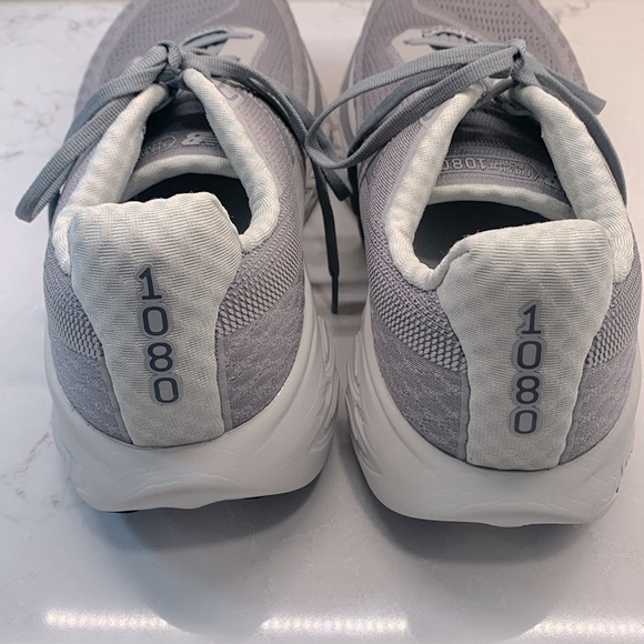 New Balance Fresh Foam x 1080 Gray Running Shoes Size 11.5 - Picture 4 of 8